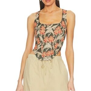 MIAOU Campbell Top in Art Nouveau Floral